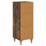 vidaXL Zásuvkový kabinet Dymový dub 33 x 34,5 x 90 cm Kompozitné drevo – Obrázok 6