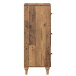 vidaXL Zásuvkový kabinet Staré drevo 33 x 34,5 x 90 cm – Obrázok 5