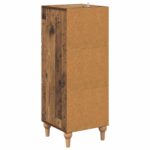 vidaXL Zásuvkový kabinet Staré drevo 33 x 34,5 x 90 cm – Obrázok 6