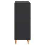 vidaXL Servírovacia skriňa Čierna 66 x 34,5 x 90 cm Kompozitné drevo – Obrázok 7