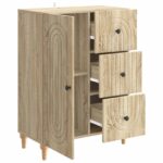 vidaXL Servírovacia skriňa so zásuvkou Dub sonoma 66 x 34,5 x 90 cm – Obrázok 5