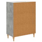 vidaXL Servírovacia skriňa so zásuvkou Betónovo sivá 66 x 34,5 x 90 cm – Obrázok 8