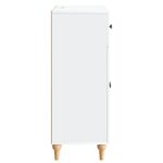 vidaXL Servírovacia skriňa Biela 66 x 34,5 x 90 cm Kompozitné drevo – Obrázok 7