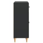 vidaXL Servírovacia skriňa Čierna 66 x 34,5 x 90 cm Kompozitné drevo – Obrázok 7