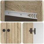 vidaXL Servírovacia skriňa so zásuvkou Dub sonoma 66 x 34,5 x 90 cm – Obrázok 9