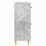 vidaXL Servírovacia skriňa so zásuvkou Betónovo sivá 66 x 34,5 x 90 cm – Obrázok 7