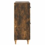 vidaXL Servírovacia skriňa so zásuvkou Dymový dub 66 x 34,5 x 90 cm – Obrázok 7