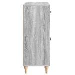 vidaXL Servírovacia skriňa so zásuvkou Sivá sonoma 66 x 34,5 x 90 cm – Obrázok 7