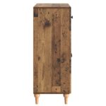 vidaXL Servírovacia skriňa so zásuvkou Staré drevo 66 x 34,5 x 90 cm – Obrázok 7