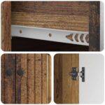 vidaXL Servírovacia skriňa so zásuvkou Staré drevo 66 x 34,5 x 90 cm – Obrázok 9
