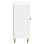 vidaXL Servírovacia skriňa Biela 89 x 34,5 x 80 cm Kompozitné drevo – Obrázok 7