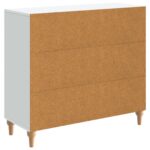 vidaXL Servírovacia skriňa Biela 89 x 34,5 x 80 cm Kompozitné drevo – Obrázok 8