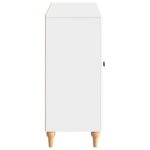 vidaXL Servírovacia skriňa Biela s vysokým leskom 89 x 34,5 x 80 cm – Obrázok 7