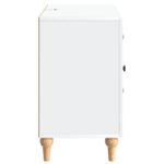 vidaXL TV skrinka so zásuvkou Biela 89 x 34,5 x 60 cm Kompozitné drevo – Obrázok 7