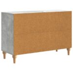 vidaXL TV skrinka Betónovo sivá 89 x 34,5 x 60 cm Kompozitné drevo – Obrázok 8