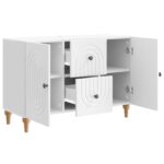 vidaXL TV skrinka so zásuvkou Biela s vysokým leskom 89 x 34,5 x 60 cm – Obrázok 5