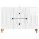 vidaXL TV skrinka so zásuvkou Biela s vysokým leskom 89 x 34,5 x 60 cm – Obrázok 6