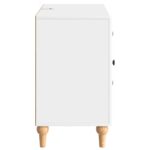 vidaXL TV skrinka so zásuvkou Biela s vysokým leskom 89 x 34,5 x 60 cm – Obrázok 7