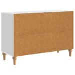 vidaXL TV skrinka so zásuvkou Biela s vysokým leskom 89 x 34,5 x 60 cm – Obrázok 8