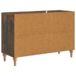 vidaXL TV skrinka Dymový dub 89 x 34,5 x 60 cm Kompozitné drevo – Obrázok 8