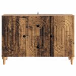 vidaXL TV skrinka Staré drevo 89 x 34,5 x 60 cm Kompozitné drevo – Obrázok 6