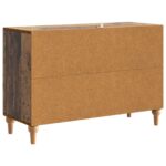vidaXL TV skrinka Staré drevo 89 x 34,5 x 60 cm Kompozitné drevo – Obrázok 8