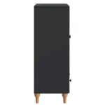 vidaXL Servírovacia skriňa Čierna 66 x 34,5 x 95 cm Kompozitné drevo – Obrázok 6