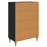vidaXL Servírovacia skriňa Čierna 66 x 34,5 x 95 cm Kompozitné drevo – Obrázok 7