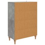 vidaXL Servírovacia skriňa so zásuvkou Betónovo sivá 66 x 34,5 x 95 cm – Obrázok 7
