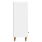 vidaXL Servírovacia skriňa Biela s vysokým leskom 66 x 34,5 x 95 cm – Obrázok 6