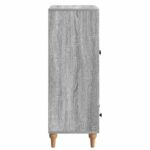 vidaXL Servírovacia skriňa so zásuvkou Sivá sonoma 66 x 34,5 x 95 cm – Obrázok 6