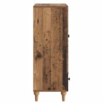 vidaXL Servírovacia skriňa so zásuvkou Staré drevo 66 x 34,5 x 95 cm – Obrázok 6