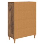 vidaXL Servírovacia skriňa so zásuvkou Staré drevo 66 x 34,5 x 95 cm – Obrázok 7