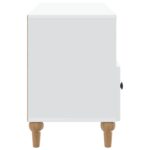 vidaXL TV skrinka Biely 102 x 34,5 x 50 cm Konštruované drevo – Obrázok 7