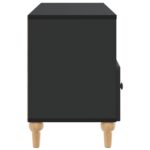 vidaXL TV skrinka Čierny 102 x 34,5 x 50 cm Konštruované drevo – Obrázok 7