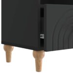 vidaXL TV skrinka Čierny 102 x 34,5 x 50 cm Konštruované drevo – Obrázok 9