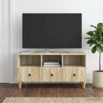 vidaXL TV skrinka Sonoma dub 102 x 34,5 x 50 cm Konštruované drevo