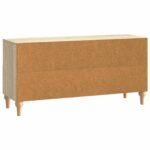 vidaXL TV skrinka Sonoma dub 102 x 34,5 x 50 cm Konštruované drevo – Obrázok 8