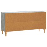 vidaXL TV skrinka Betónovo Sivá 102 x 34,5 x 50 cm Konštruované drevo – Obrázok 8