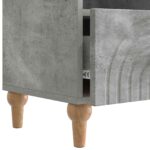 vidaXL TV skrinka Betónovo Sivá 102 x 34,5 x 50 cm Konštruované drevo – Obrázok 9