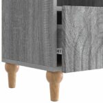 vidaXL TV skrinka Sivá Sonoma 102 x 34,5 x 50 cm Konštruované drevo – Obrázok 9