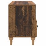 vidaXL TV skrinka Staré drevo 102 x 34,5 x 50 cm Konštruované drevo – Obrázok 7