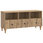 vidaXL TV skrinka Remeselný Dub 102 x 34,5 x 50 cm Konštruované drevo – Obrázok 2