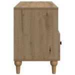 vidaXL TV skrinka Remeselný Dub 102 x 34,5 x 50 cm Konštruované drevo – Obrázok 7