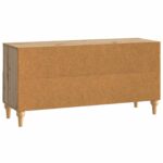 vidaXL TV skrinka Remeselný Dub 102 x 34,5 x 50 cm Konštruované drevo – Obrázok 8