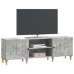 vidaXL TV skrinka Betónovo sivá 150 x 31 x 50 cm Kompozitné drevo – Obrázok 3
