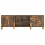 vidaXL TV skrinka Dymový dub 150 x 31 x 50 cm Kompozitné drevo – Obrázok 6