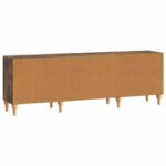 vidaXL TV skrinka Dymový dub 150 x 31 x 50 cm Kompozitné drevo – Obrázok 8