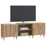 vidaXL TV skrinka Dub artisan 150 x 31 x 50 cm Kompozitné drevo – Obrázok 3