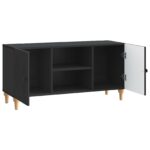 vidaXL TV skrinka Čierna 102 x 34,5 x 50 cm Kompozitné drevo – Obrázok 5
